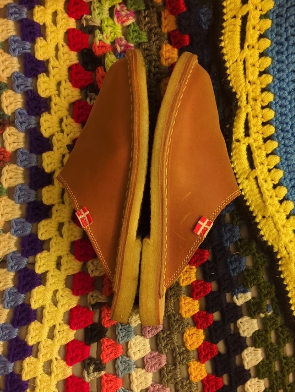 Duckfeet Brown Slip-On Size 39 With Leather Care Kit Duck Feet - Picture 3 of 5